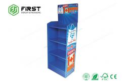 China OEM Customized Printing Promotional Recycling Paper Floor Cardboard Display Stand supplier