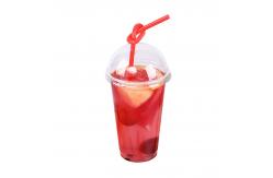 China Boba Tea Milk Tea Biodegradable Clear PLA Transparent Take Out Cold Drinks Cup supplier