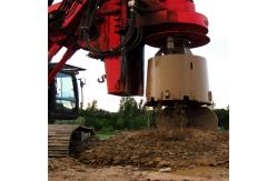 China Rotary Drill Bucket With Chisel Flat Teeth For Rock Cobble Formation supplier