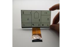 China 3.0V Custom LCD Panel Black Silk Screen Segmented TN Transmissive FPC Connect supplier