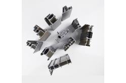China Silver Black 6063 T5 Window Frame Sections Anodized Aluminium Extrusion supplier