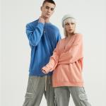 100% Cotton Fleece Blank Oversized Sweatshirts Mens Hoodies Streetwear for sale