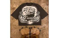 China Custom Acid Washed T Shirt Pour Hommes Streetwear T Shirts Heavy Weight supplier