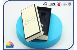 China Two Pieces Paper Gift Box Perfume Package Matte UV Black Print supplier