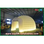 Dome Inflatable Tent Outdoor Wedding Inflatable Air Tent , Moblie Led Semicircle Inflatable Camping Tent for sale