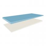 Biopreferred Dual Layer Memory Foam Mattress Topper For Pressure Relief for sale