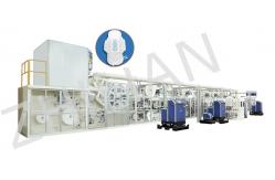 China Ladies Fully Automatic Sanitary Pad Making Machine 1200 pcs / min supplier