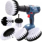 5 pieces drill brushes attachment cleaning brush rim brush scrubber cleaning brush kit for sale