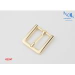 20mm Heal Bar Brass Belt Buckles , OEM Or ODM Center Bar Roller Buckle for sale