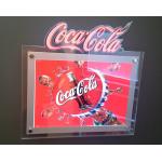 Silver Border 30mm RGB Sparkle Acrylic LED Lightbox Display for sale