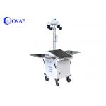 China Hd Mobile Security Trailer Solar Battery Power Cctv Camera Tower for sale