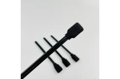 China Plotter Clean Black Foam Tip Swab PP Stick Material Square Rectangle supplier