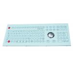 Custom Dustproof industrial membrane keyboard wih 38 laser trackball for sale