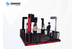 China Black And Red Colour Led Light Virtual Reality Simulator With Immersive Game supplier