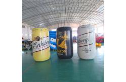 China 1.7m High PVC Sealed Printing Advertising Inflatables / Blow Up Can supplier