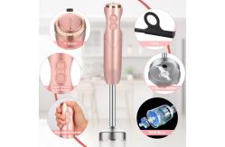 China Golden Pink Immersion Stick Blender 5 In 1 With 304 Stainless Steel Blades supplier