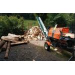 Gasoline Petrol Engine Log Splitter Firewood Wood Processor Approved On Road Use for sale