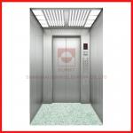 Hairline Stainless Steel High Speed Passenger Elevator Speed 2.5m / S for sale