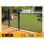 H 2.1m Security Metal Fencing Powder Coated Aluminium Palisade Fence for sale