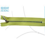 Cyan Blue Tape Metal Zippers For Purses , Modern Wallet Bulk Metal Zippers for sale