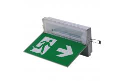 China Exit Sign LED 5W Emergency Light IP65 Waterproof supplier