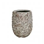48cm Mystery Patterned Cement Pot Artificial Plant Accessories for sale