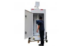 China Mobile Construction Site Monitoring Cabinet With 6m Telescopic Mast supplier