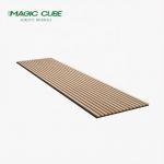 2400*600*21 mm/ Customized Wooden Slat Acoustic Panel Aku Panel for Exhibition Spaces for sale