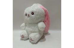 China 18CM 7 Pink& White Easter Plush Toy Bunny Rabbit Stuffed Animal in Carrot supplier
