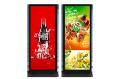 China Indoor Touch Screen Advertising Kiosk CMS Software LCD Displays Splicing Use supplier