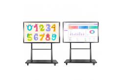 China Interactive 75 4K 118W 350nits LCD Touch Screen Display supplier