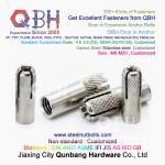 QBH GB /T 22795 (NP) - 2008 M6-M20 SS304 SS316 Stainless Steel Drop In Expansion Anchor for sale