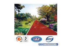 China Recyclable Permeable Synthetic Rubber Running Track  Durable 13MM supplier