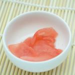 Sliced Japanese 1kg Pickled Sushi Ginger Pink & White for sale