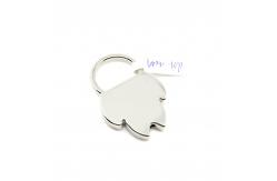 China High-Performance Metal Keychain Holder with Durable Siliver Finish supplier