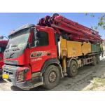 Compact Design 56M Concrete Boom Pump on Volvo Chassis Wide Reach and Maximum Cloth Depth of 61M for sale