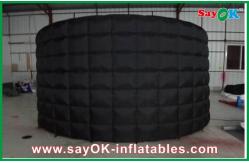 China Wedding Black Party Photos Inflatable Curved , Waterproof Inflatable Bubble Tent LED inflatable wall supplier