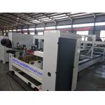 Corrugated Carton Box Stitching Machine / Automatic Folder Gluer Counting Stacking