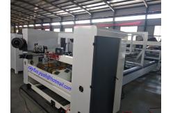 China Corrugated Carton Box Stitching Machine / Automatic Folder Gluer Counting Stacking supplier