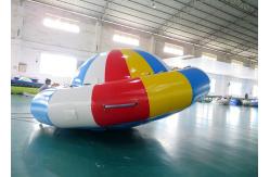 China Ocean Disco Boat Inflatable Towable Tube / Floating Spinner Boat supplier