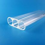 Clear oval Shape Laser Cavity Filter Multi Hole Laser Flow Tube for sale