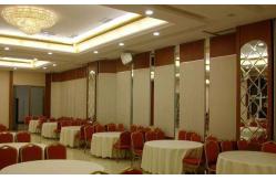 China 85mm Width Movable Wooden Acoustic Partition Wall For Banquet Hall / Classroom supplier
