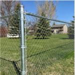 high quality 6ft 8ft diamond mesh chain link cyclone wire fence roll  chain link fence for sale