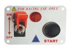 China Automotive Racing Switch Panel With Flip Up Cover , Racing Toggle Switch supplier