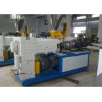 High Capacity PVC UPVC Conical Double Screw Extruder For Pipes / Plates / Sheets