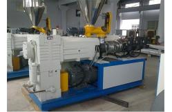 China High Capacity PVC UPVC Conical Double Screw Extruder For Pipes / Plates / Sheets supplier