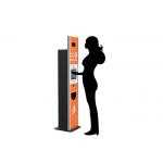 Android 7.1.2 Touchfree Dispenser Flatbed Scanner Temperature Scan Kiosk for sale