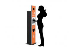 China Android 7.1.2 Touchfree Dispenser Flatbed Scanner Temperature Scan Kiosk supplier