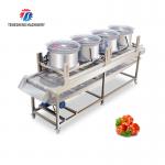 350KG Vegetable drain air drying machine stainless steel fruit and vegetable air drying complete equipment parallel type for sale