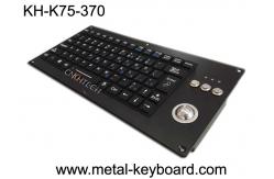 China Silicone Ruggedized Keyboard Panel Mounted Vandal Resistant For Military / Transportation supplier